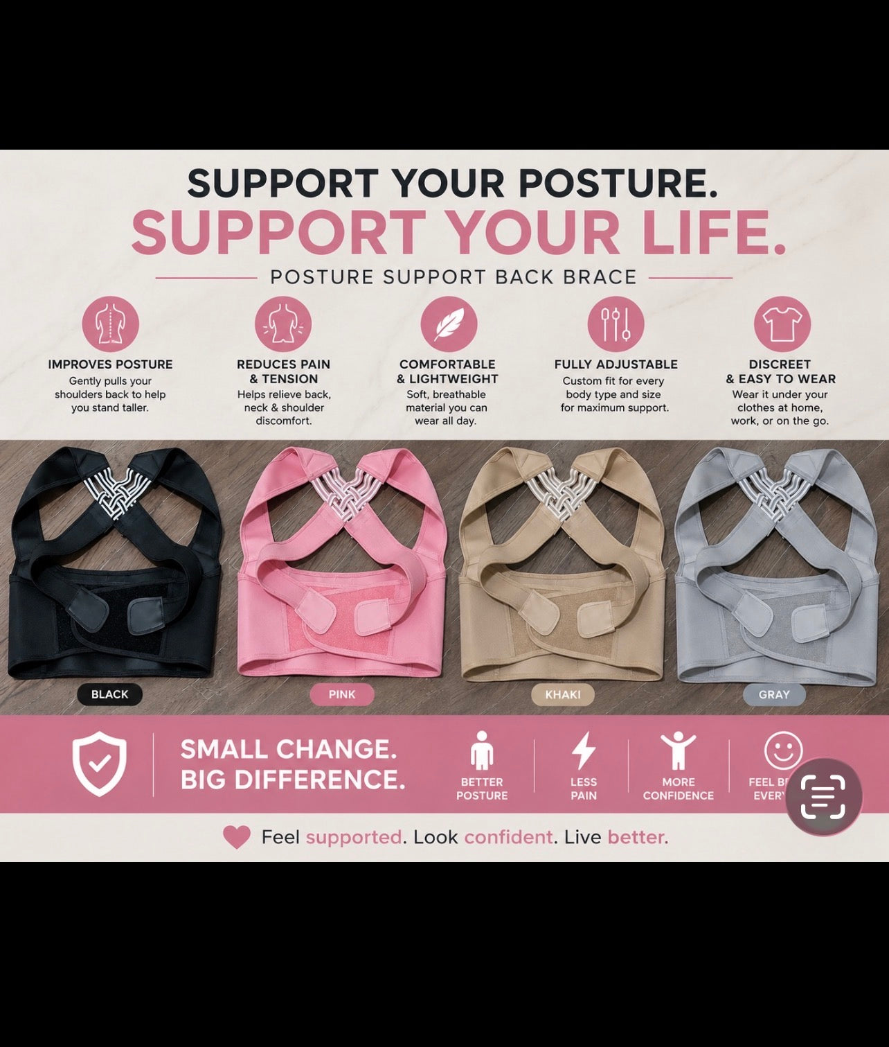 Comfort Back Support Brace